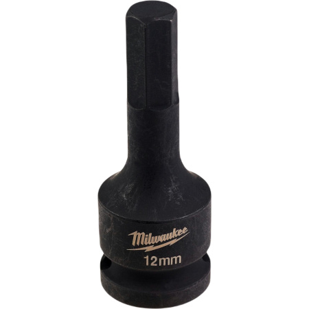 Головка Milwaukee 1/2" ударная SHOCKWAVE с рабочей частью HEX12